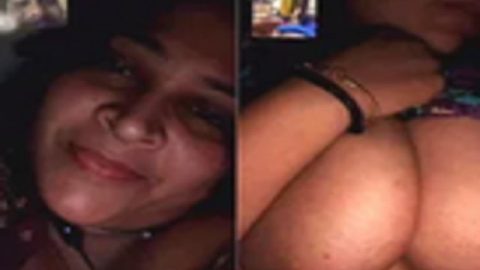 Aunty sex video call showing huge boobs to lover