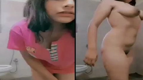 Babe showing naked figure in desi viral sex