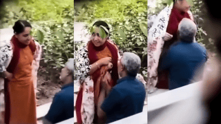Agyakari Bahu Feeds Sasur Her Milk On Morning Walk