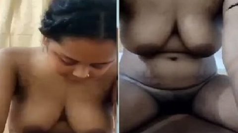 Beautiful Bengali sex Boudi riding dick of lover