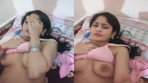 Beautiful Bhabhi captured nude by lover