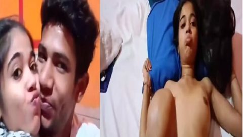 Beautiful Indian lovers sex after lip kissing