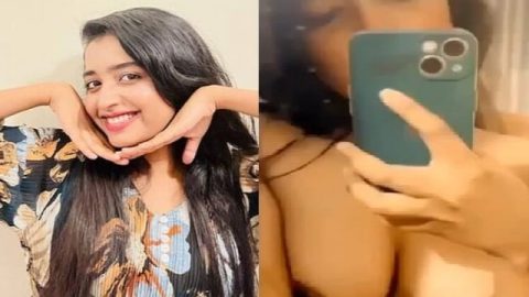 Beautiful girl nude video shared with lover FSI xxx