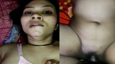 Beautiful sexy married Bhabhi hard fucking with moaning