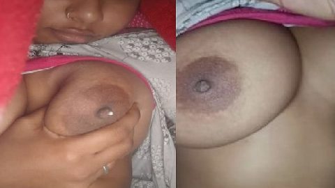 Bhabhi milking boobs video making for lover fsibog