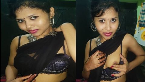 Bhabhi moving saree and boob show viral porn