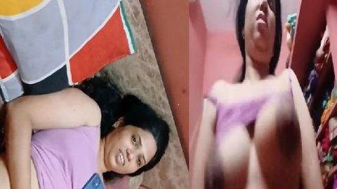 Bhabhi with huge boobs sucking dick and viral fucking