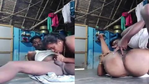 Big ass Dehati wife blowjob and pussy fingering