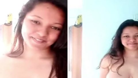 Big boobs girl video update viral nude MMS