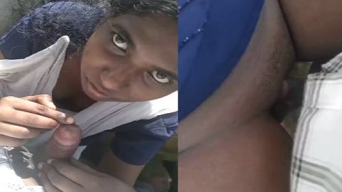 Black mallu girl blowjob outdoor sex viral scandal