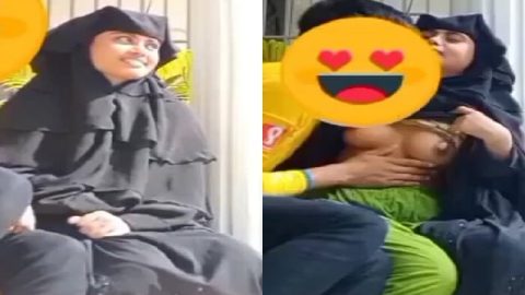 Burka girl boob sucking by lover viral Bengali sex