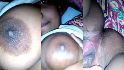 Busty Indian teen GF exposing her assets on cam