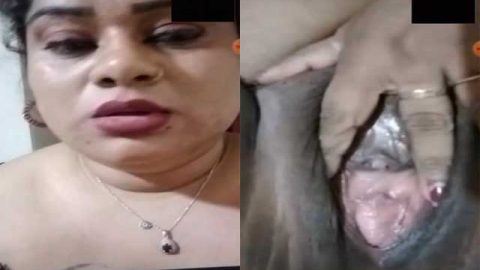Busty unsatisfied Milf showing naked pussy