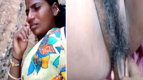 Cheap village desi randi outdoor sex with client