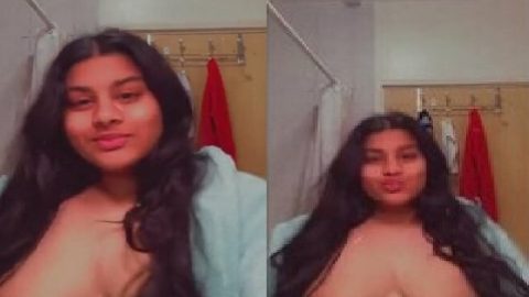 Chubby girl video update of big boobs showing