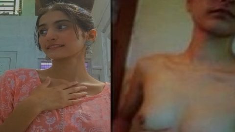 College girl first time boobs show video making