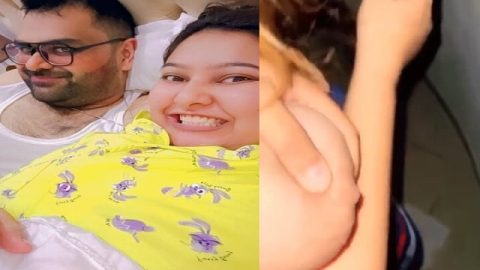 Couple honeymoon fucking Indian sex scandal
