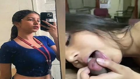 Cute IT girl Indian blowjob to TL viral scandal