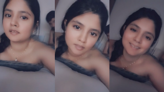 Cute Girl Post-Fuck Glow Smile Under Blanket