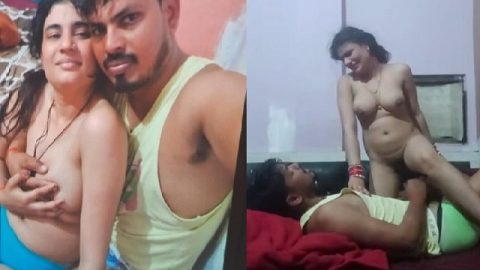 Cute newly married couple fucking desi viral mms