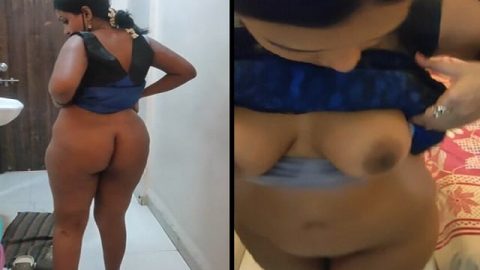 Desi big boobs bhabhi walking nude after sex