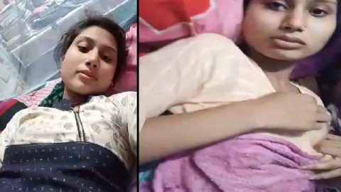 Desi girl boobs show testing lover's sex mood