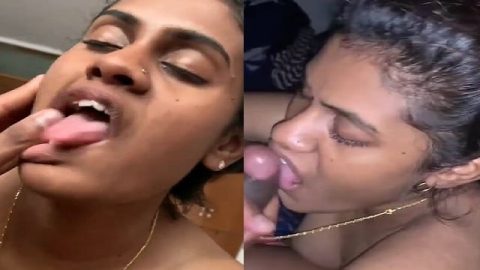 Erotic dick sucking girlfriend in doggy viral sex