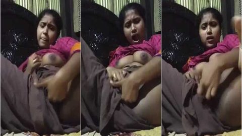 Fingering tight Desi pussy of village girl