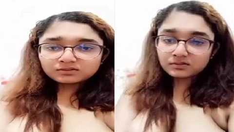 First time nude selfie of big boobs viral GF