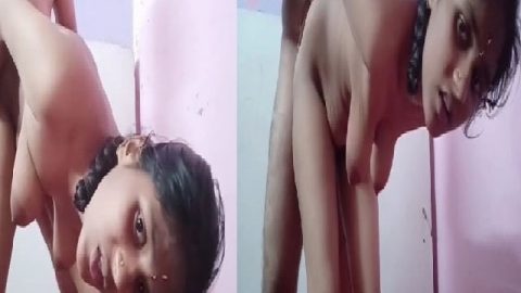 Fucking Desi wife pussy in standing Indian porn