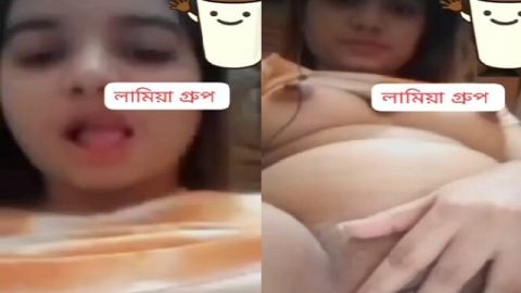 Girlfriend pussy showing on WhatsApp Bengali sex chat