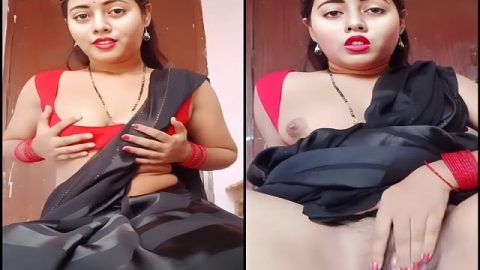 Horny bhabhi in saree Desi fingering wet pussy