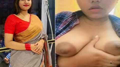 Horny girl open boobs show and viral fingering