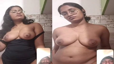 Horny unmarried girl showing big boobs viral video