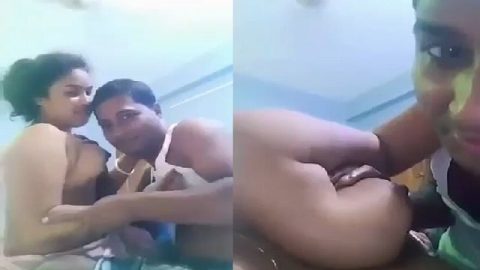 Hot couple foreplay boob sucking Bengali sex