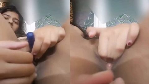 Hot girl pencil masturbation and Indian fingering