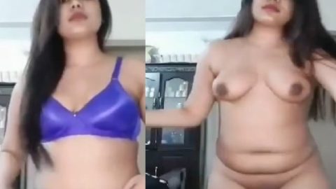 Hot girl striptease nude cam show for money