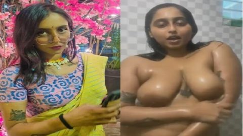 Hot maal nude bath viral bathroom shower video