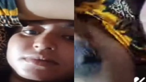 Hot wife exposing nude body curves to ex-lover