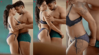 Sexy Indian Couple Romantic Tease