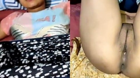 Innocent Dehati wife first-time sex on cam