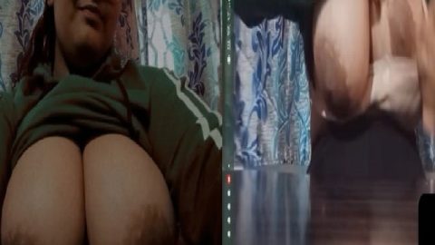 Live cam app video call sex chat of huge boobs girl