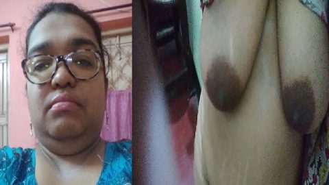 Long boobs chubby girl selfie video viral trend