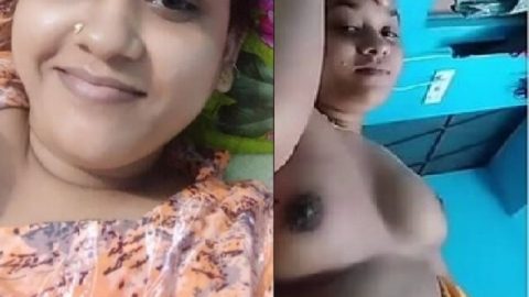 Lying topless in bed selfie nude pics and videos