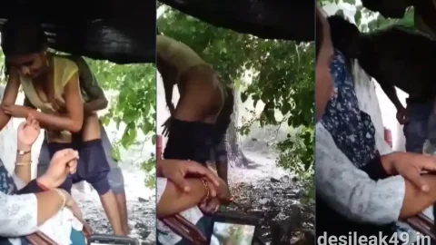 Desi paid randi outdoor sex doggy style