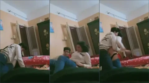 Desi horny couple hardcore fucking on bed intense sex mms
