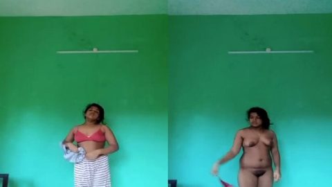 Mallu sex girl stripping to nude viral hot show