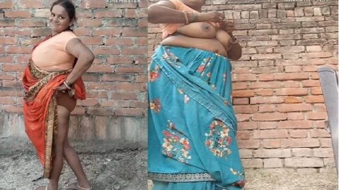 Massive boobs village bhabhi outdoor sex porn