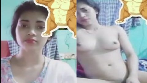 Masturbation with carrot on video call sex chat GF