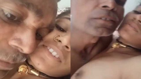Mature uncle enjoying nude foreplay sex with younger girl